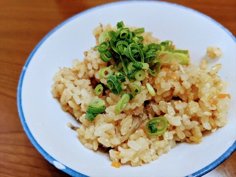 鶏ひき肉と舞茸の炊き込みご飯♪